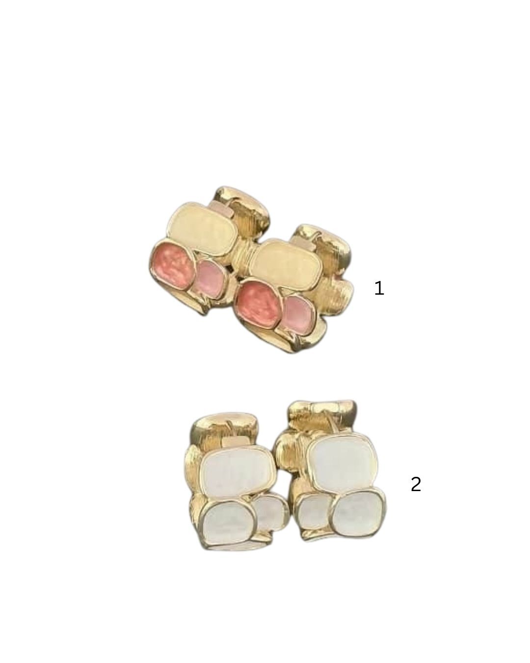 گوشواره زنانه فشن حلقه ای مینا کاری رنگی برند ترک در نوروژ اکسسوری